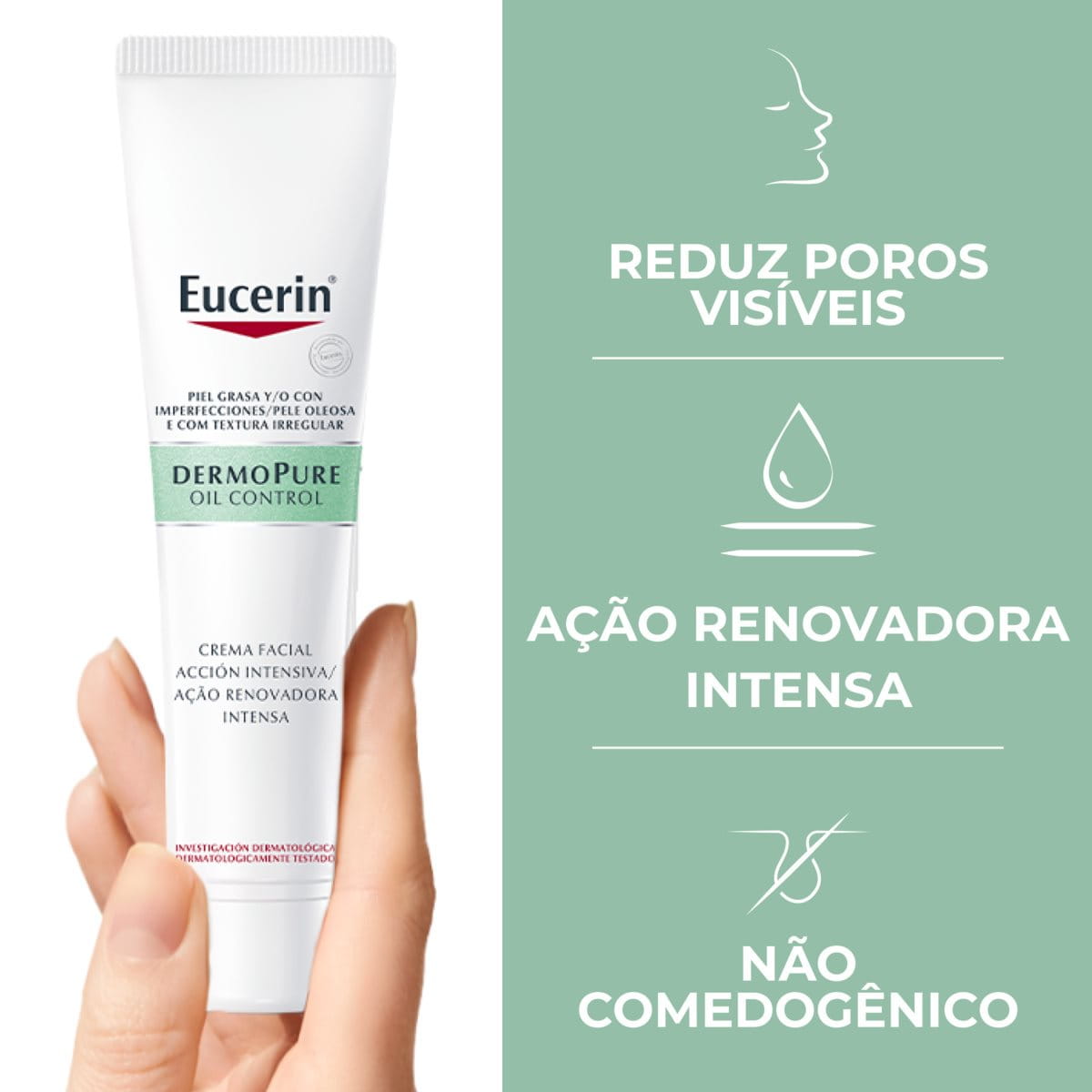 Eucerin Dermo Pure Gel Creme Ação Renovadora Intensa 40ml