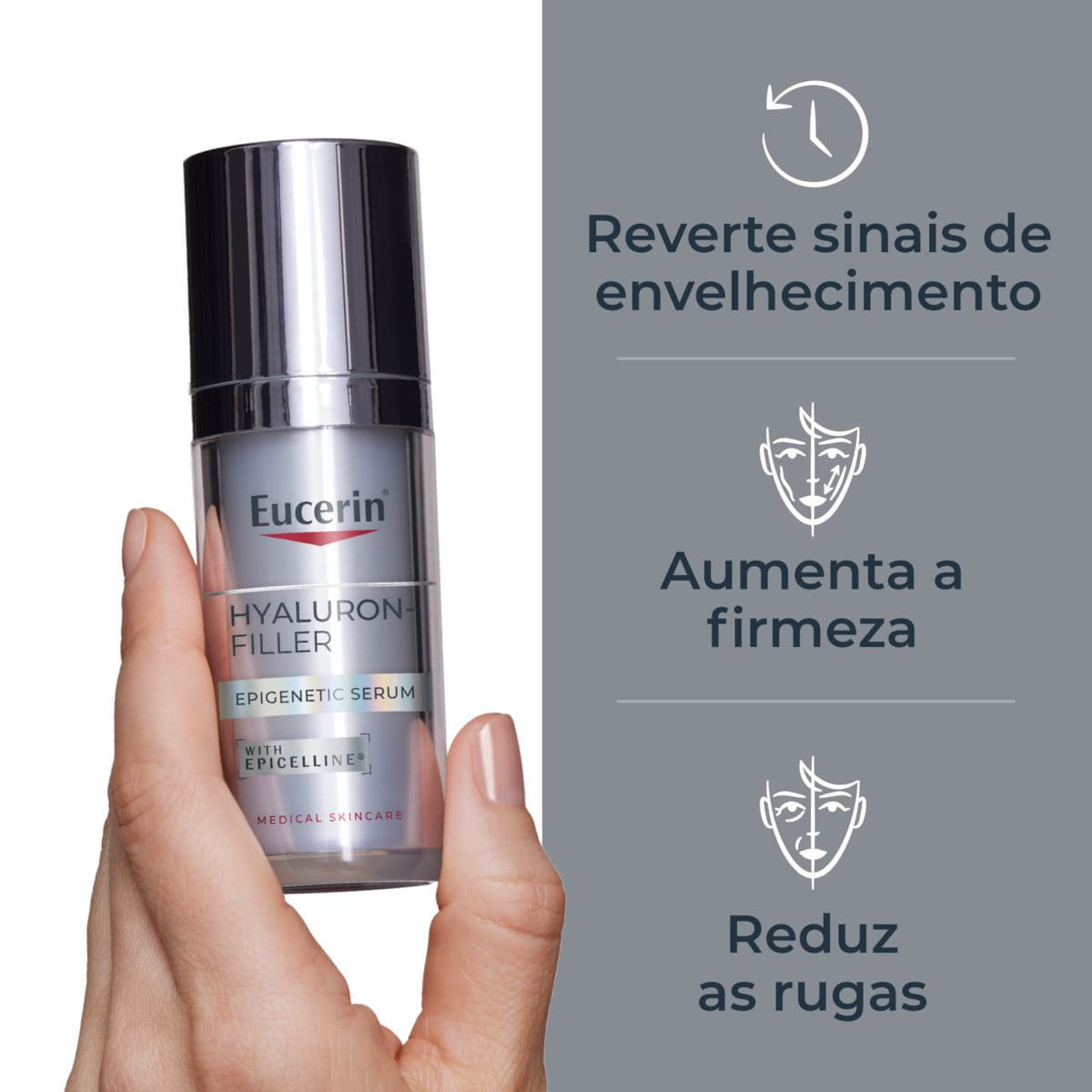 Eucerin Hyaluron-Filler Sérum Epigenetic Antirrugas Rejuvenescedor Poderoso 30ml